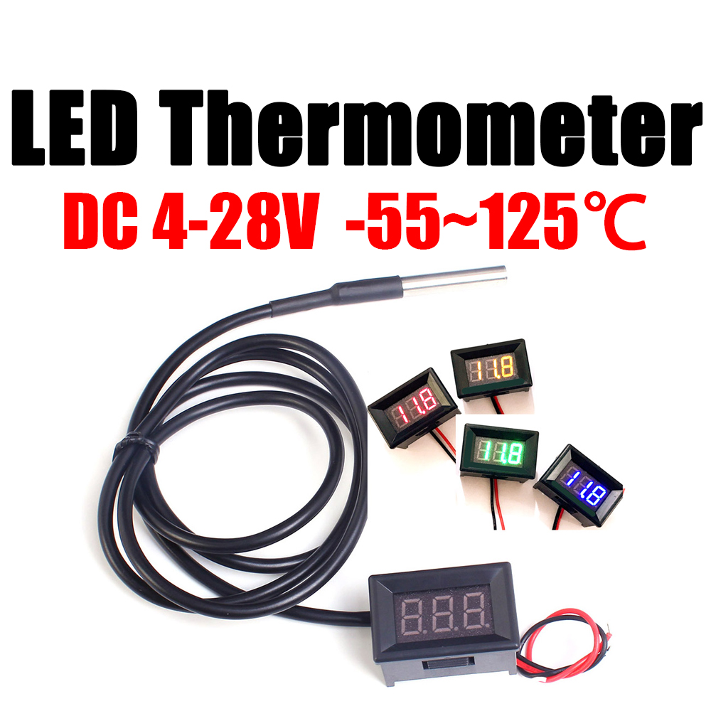 Ds18B20 Temperature Sensor - DC 12V 24V DS18b20 LED Digital