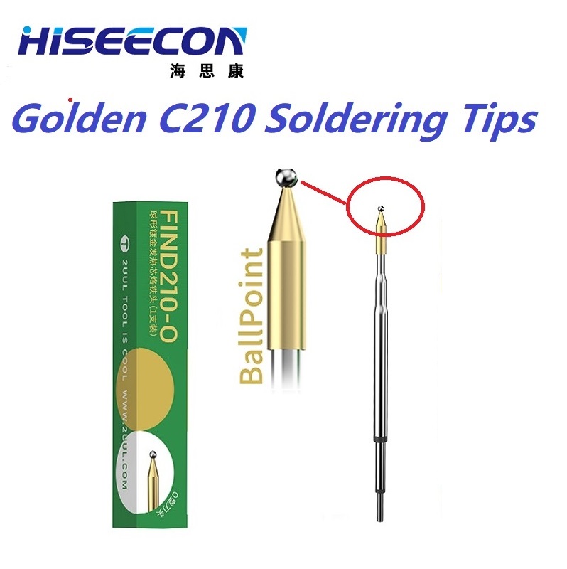 Diy Electronics Soldering Kit - 2UUL FIND C210 Golden BallPoint Soldering