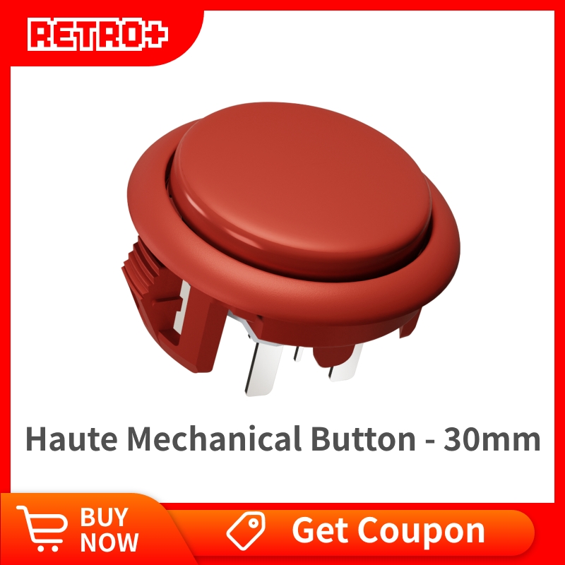 Diy Electronics Game - Haute42 Retro+ 30mm Arcade Push Button