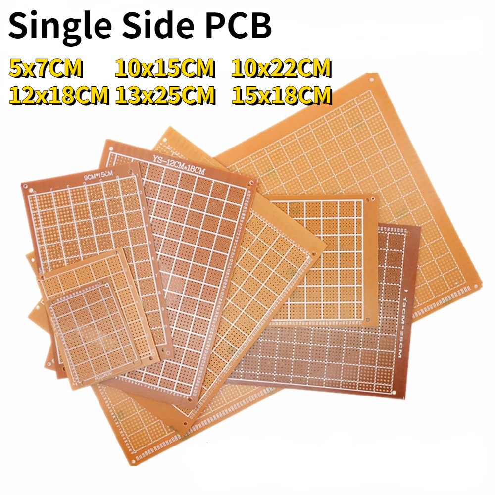 Pcb Etching Kit - Single Side Prototype PCB 5x7 10x15