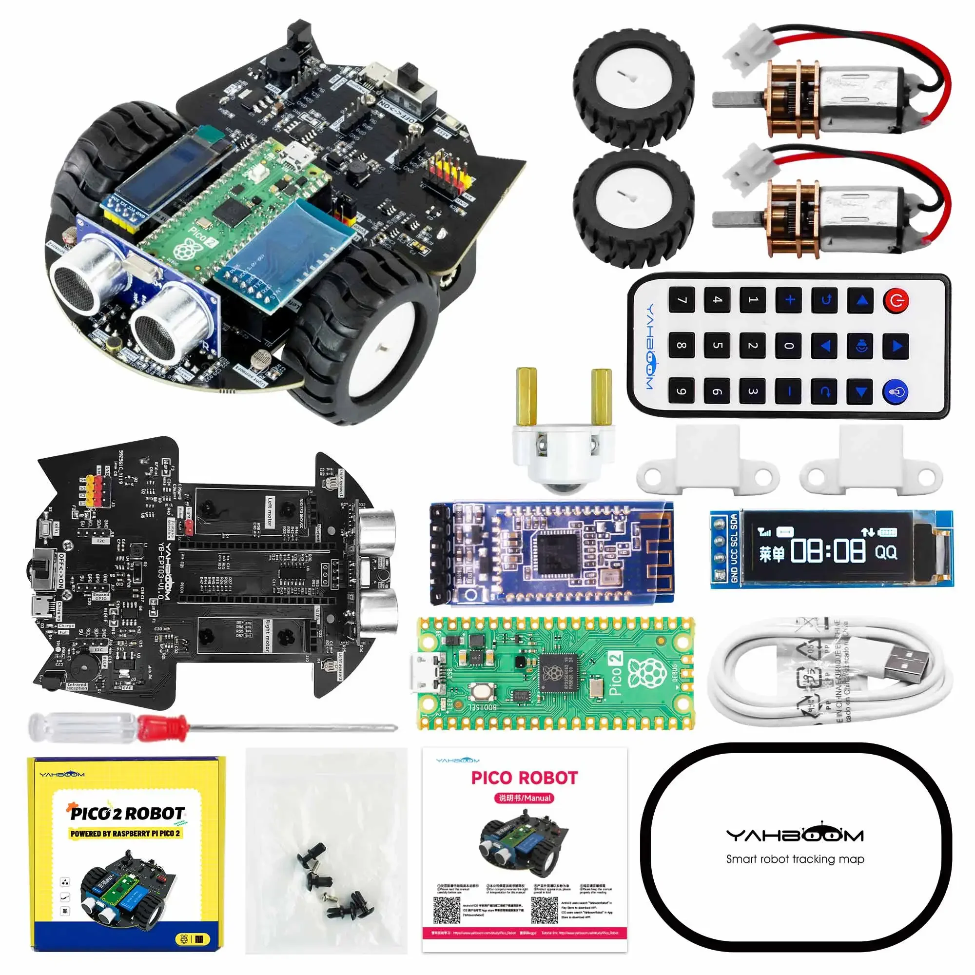 Yahboom Raspberry Pi Pico 2 Ro - Diy With Electronics reseña y precio