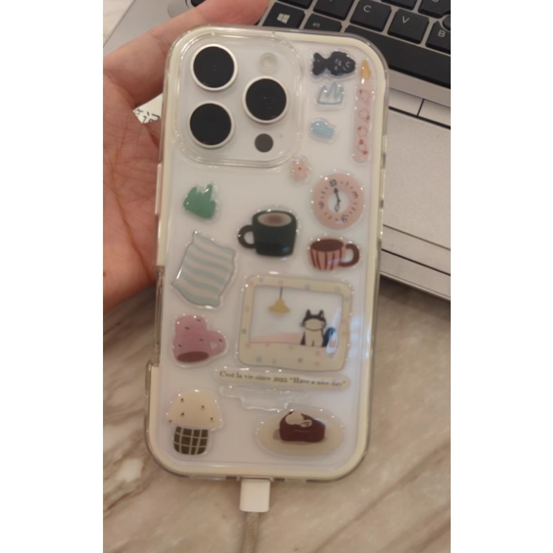 Cute Black Cat Clock Sticker S - Diy For Electronics reseña y precio