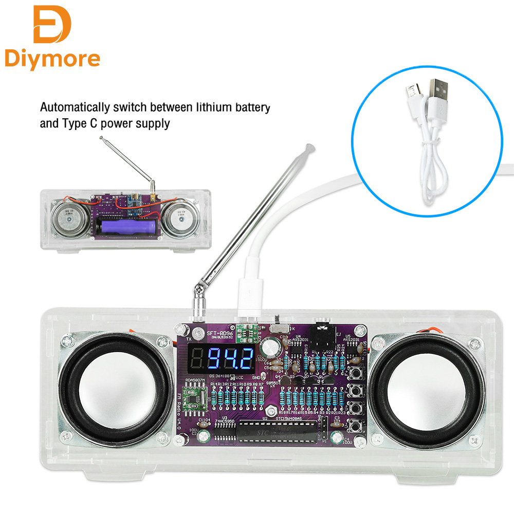 Dual Channel Electronic FM Rad - Diy Electronics Youtube Channel reseña y precio