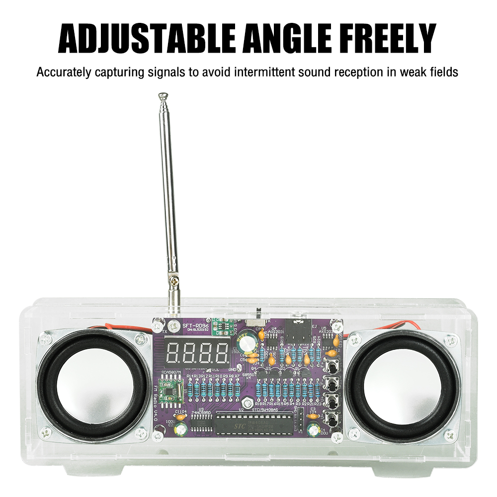 Dual Channel Electronic FM Rad - Diy Electronics Youtube Channel reseña y precio