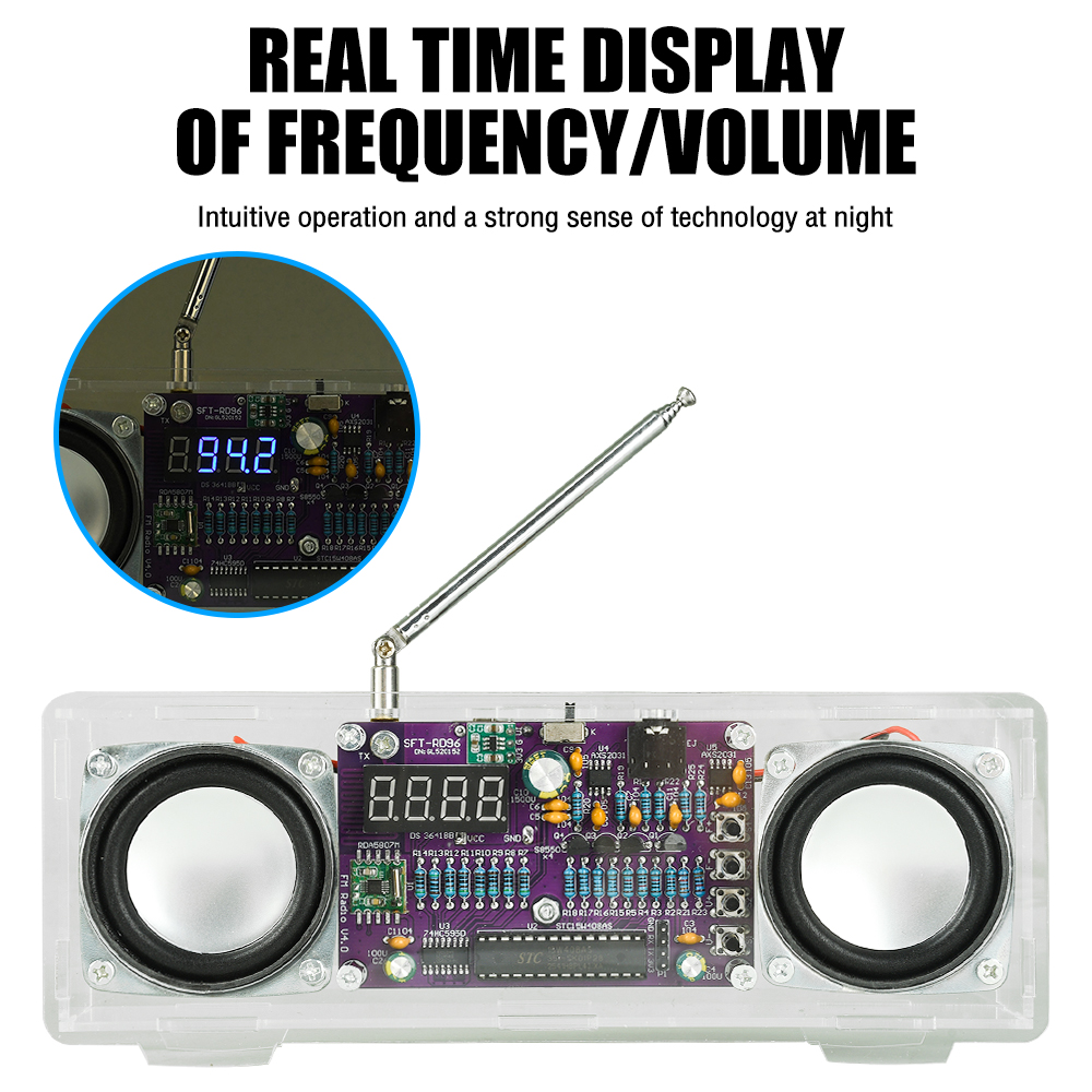 Dual Channel Electronic FM Rad - Diy Electronics Youtube Channel reseña y precio