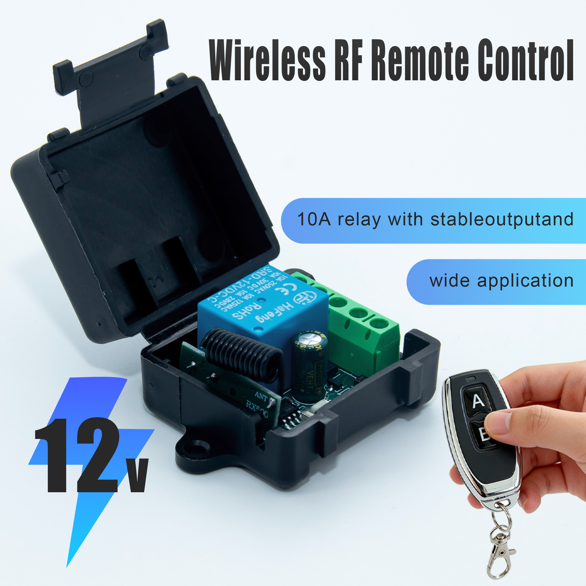 DC 12V 433MHz Wireless Remote  - Rf 433Mhz Module reseña y precio