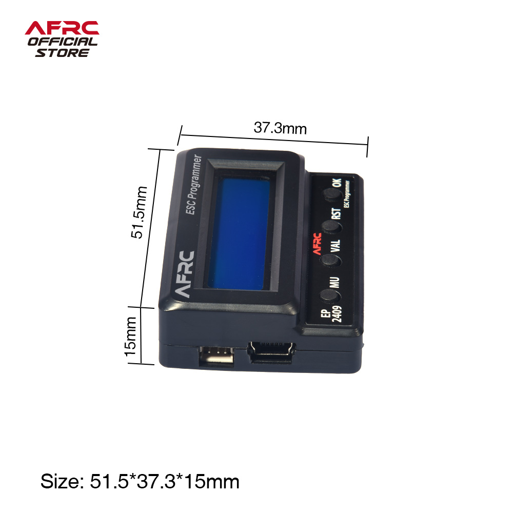 AFRC EP2409 LCD ESC programmer - Diy For Electronics reseña y precio