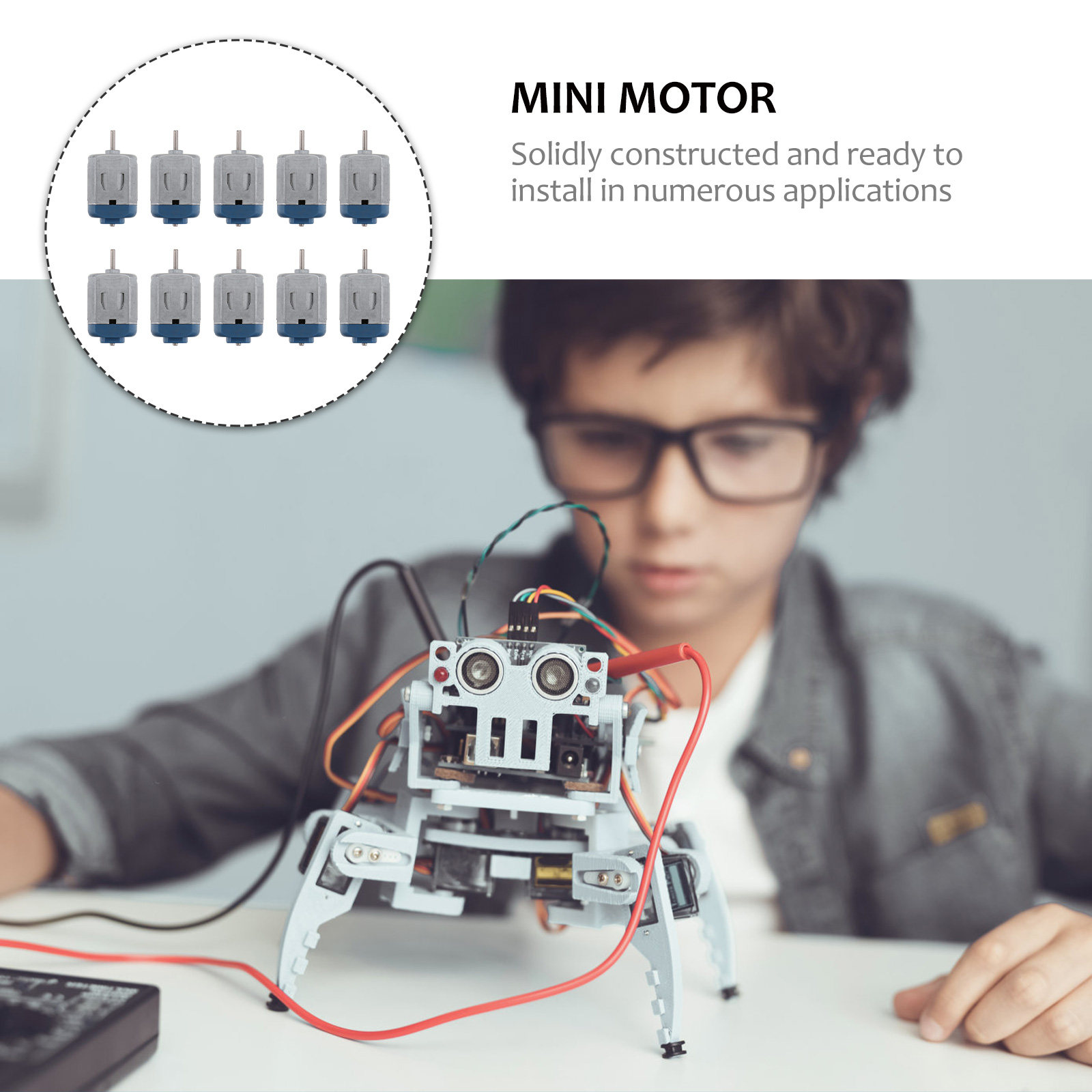 10Pcs Mini Dc Motor 3V High To - Diy For Electronics reseña y precio