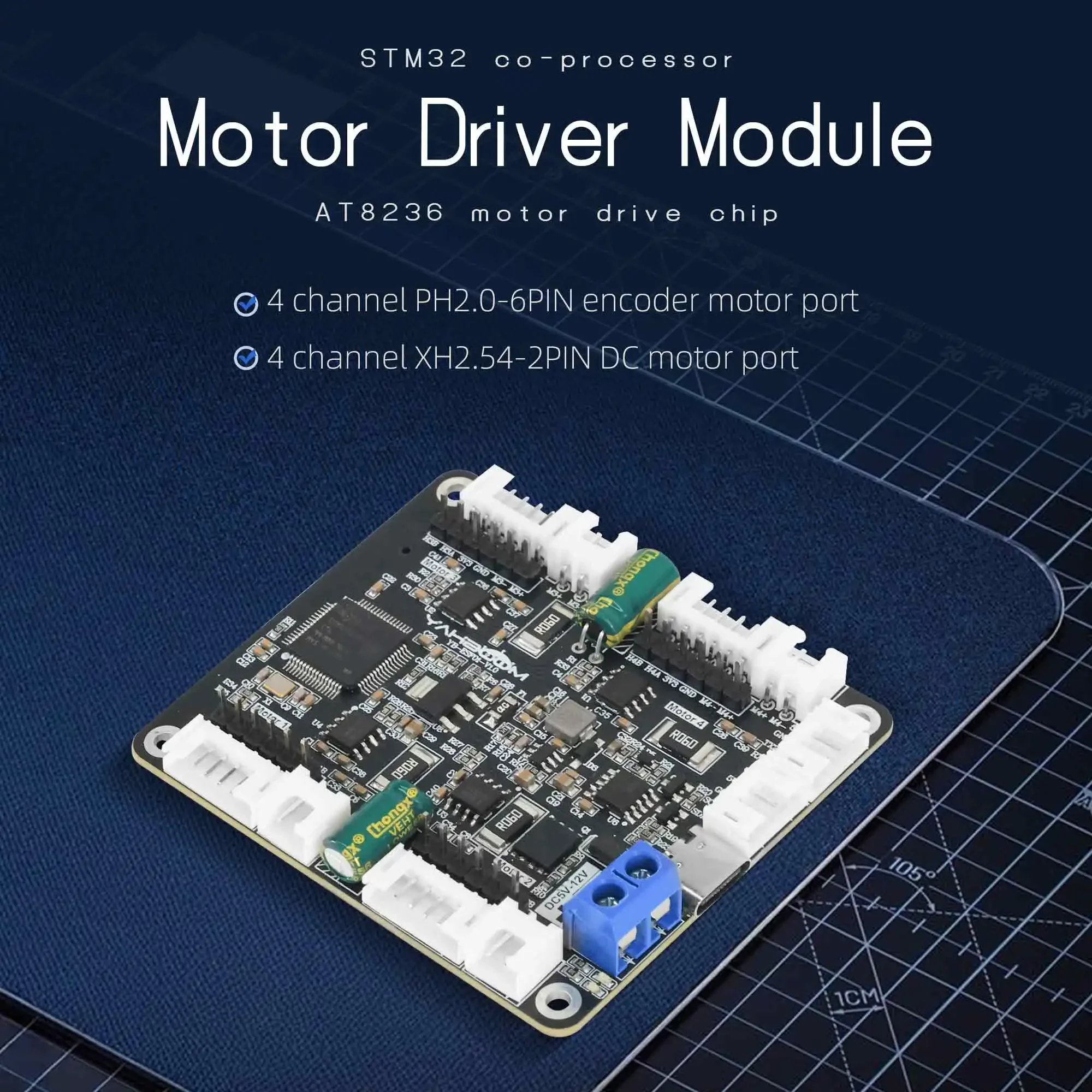 Yahboom 4-Channel Encoder Moto - Diy For Electronics reseña y precio