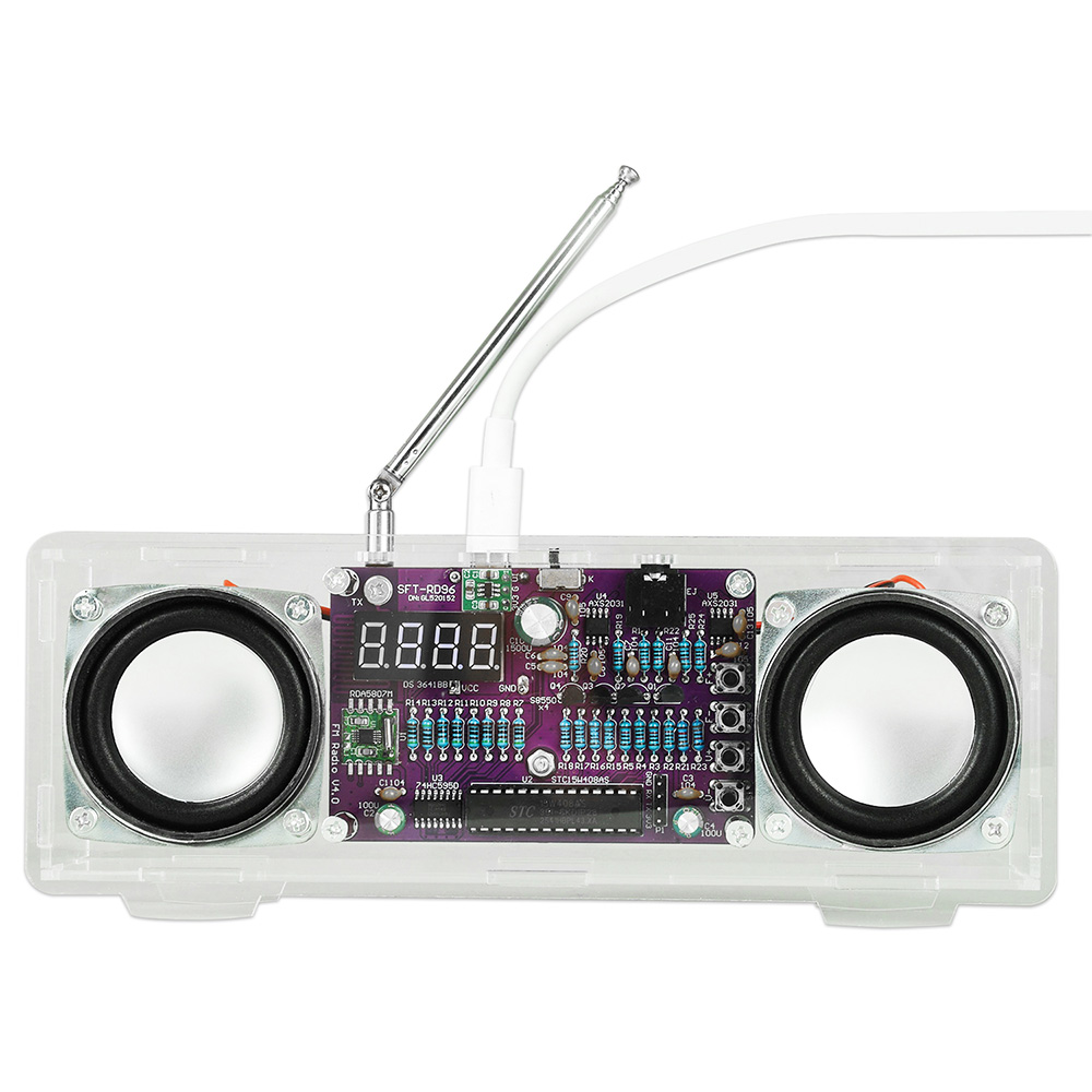 87.5MHz~108MHz FM Radio Electr - Diy Electronics Youtube Channel reseña y precio