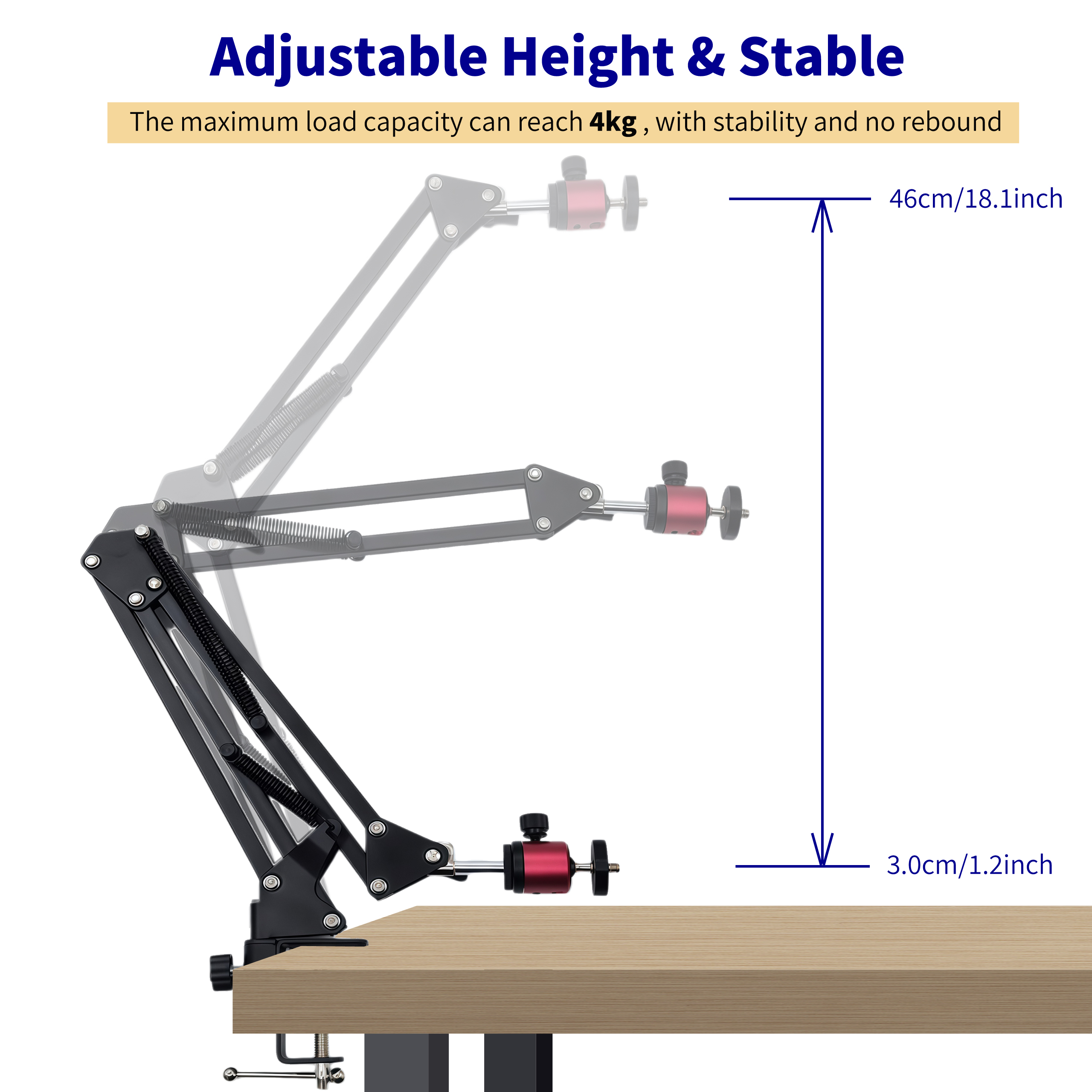 Adjustable Microscope Stand 4k - Diy Electronics Microscope reseña y precio