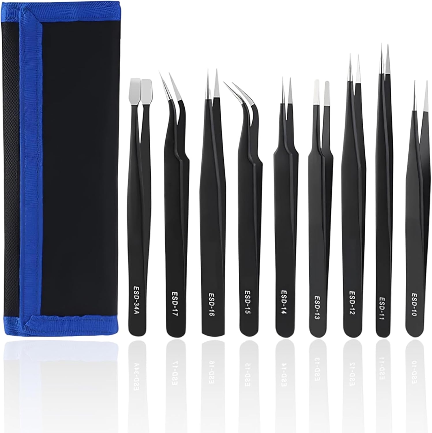 Precision Anti-static Tweezers - Diy Electronics Soldering Kit reseña y precio