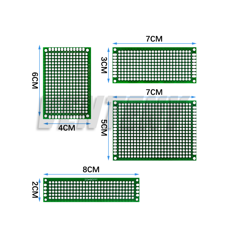 4pcs 5X7 4X6 3X7 2X8 Double Si - Pcb Etching Kit reseña y precio
