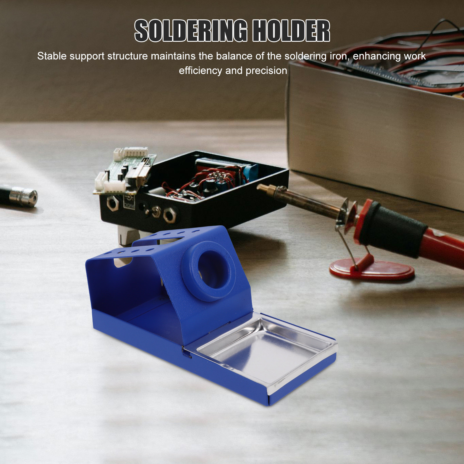 Heavy Duty Iron Soldering Stan - Diy Electronics Workstation reseña y precio