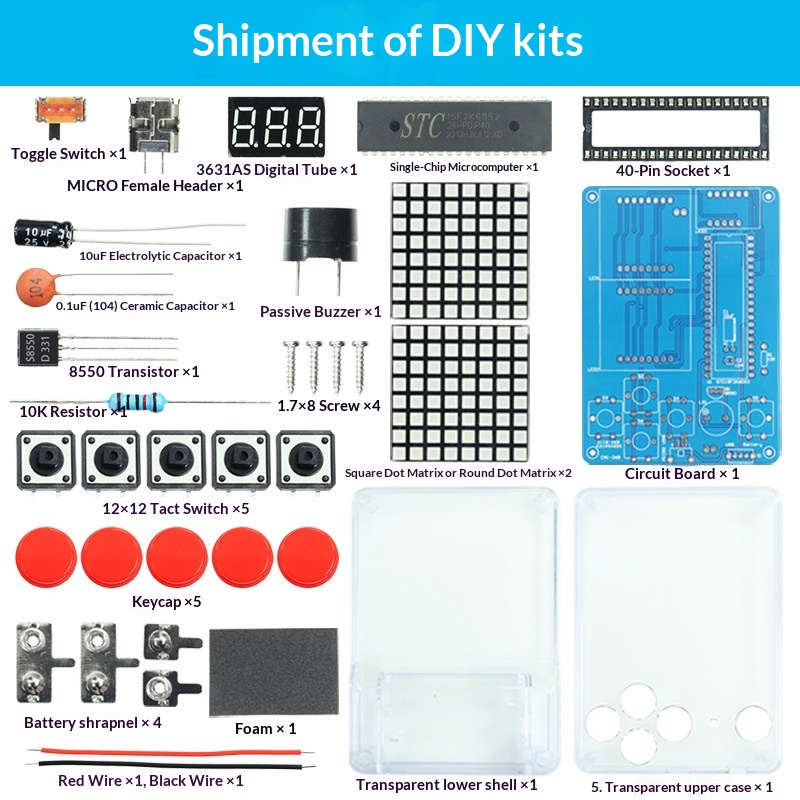 Pixel Game Machine Production  - Diy Electronics Game reseña y precio