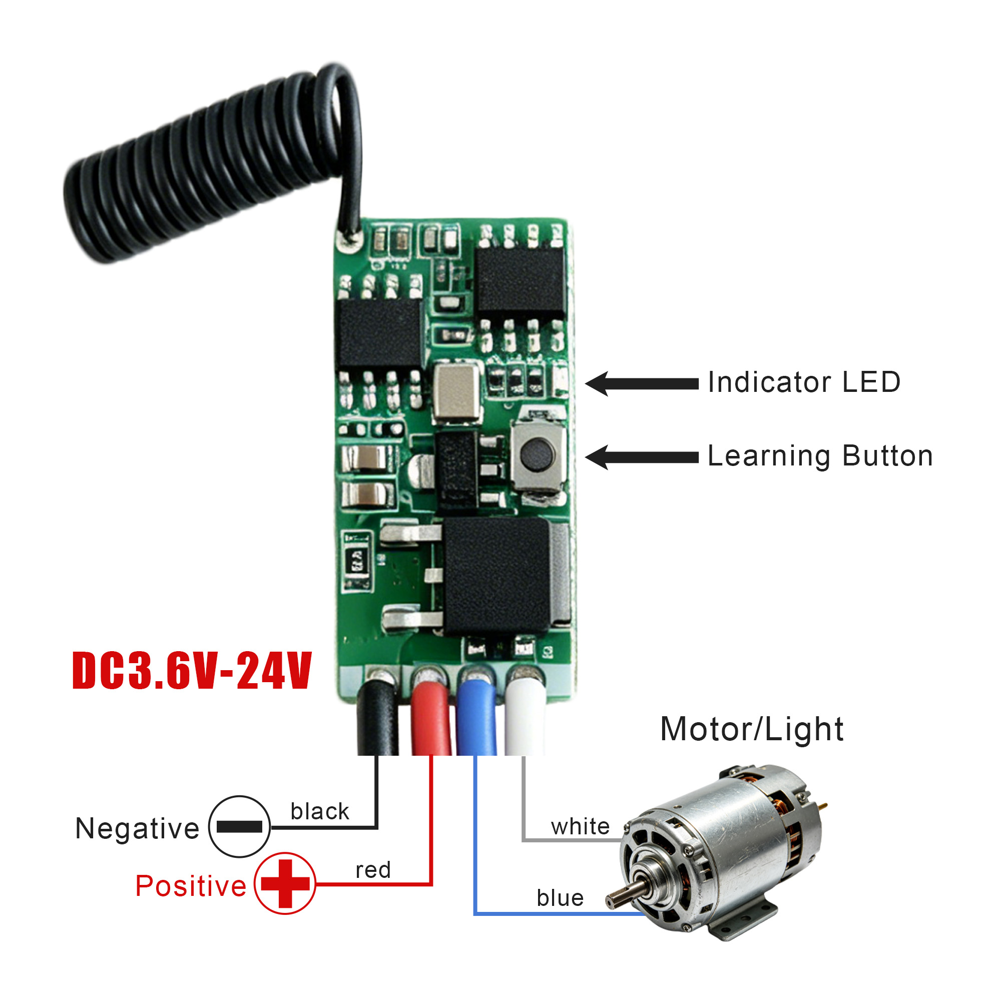 DC 3.7V-24V 433MHz Mini Wirele - Rf 433Mhz Module reseña y precio