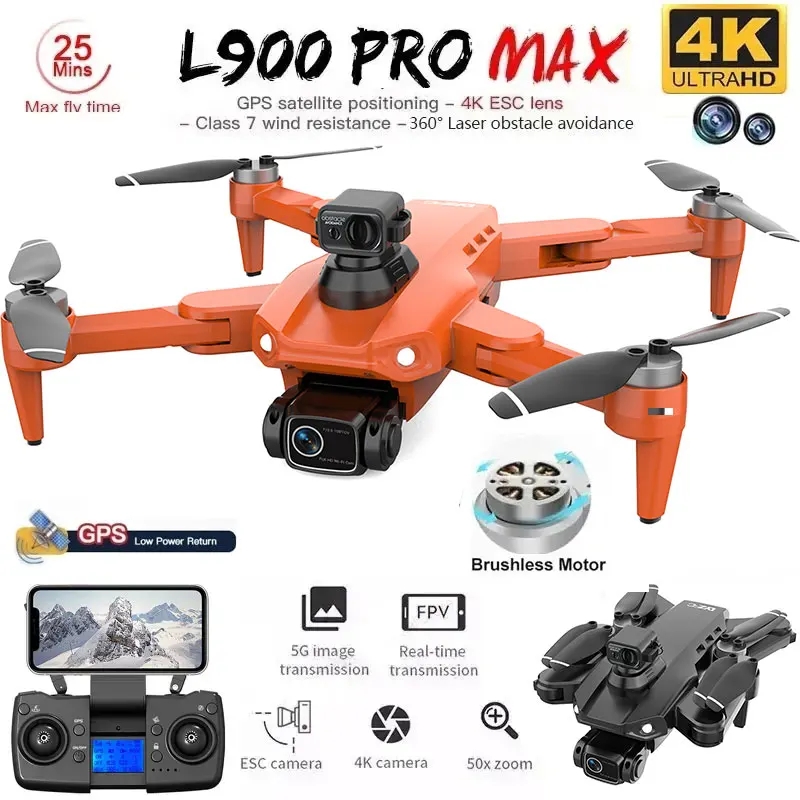 L900 Pro MAX GPS Drone 4K Prof - Diy Drone Electronics reseña y precio