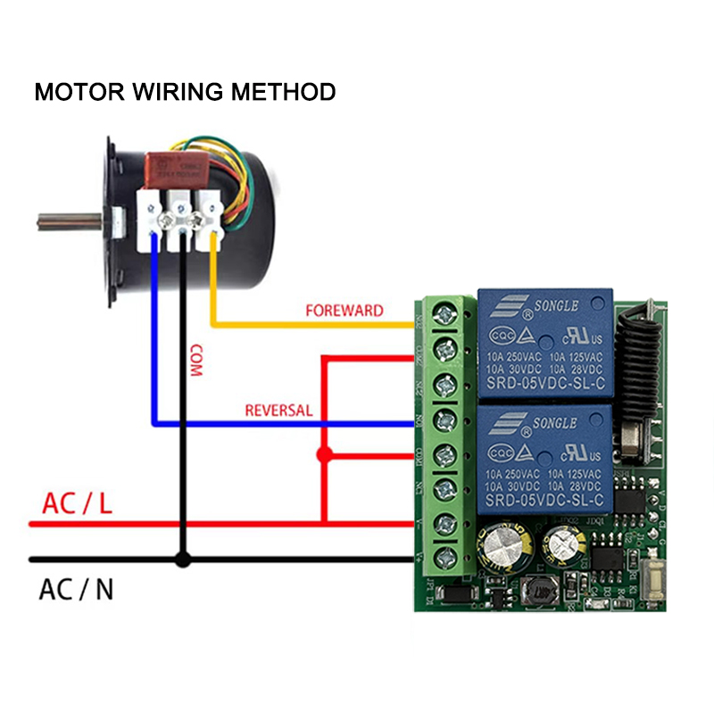 DC 9V 12V 24V AC 85-250V 2CH R - Rf 433Mhz Module reseña y precio