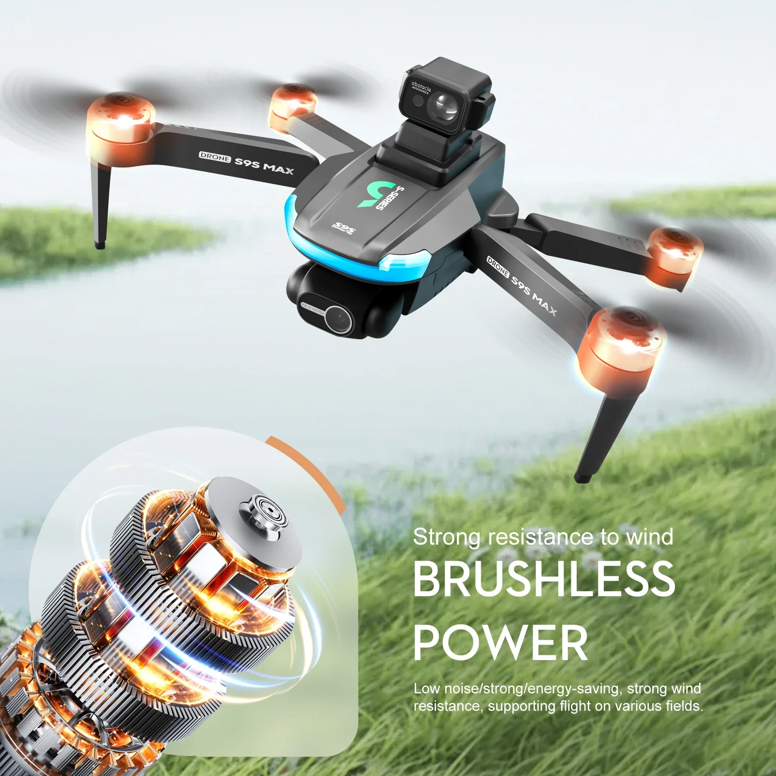 NEW S9S MAX MINI Drone 4K 2-Ax - Diy Drone Electronics reseña y precio