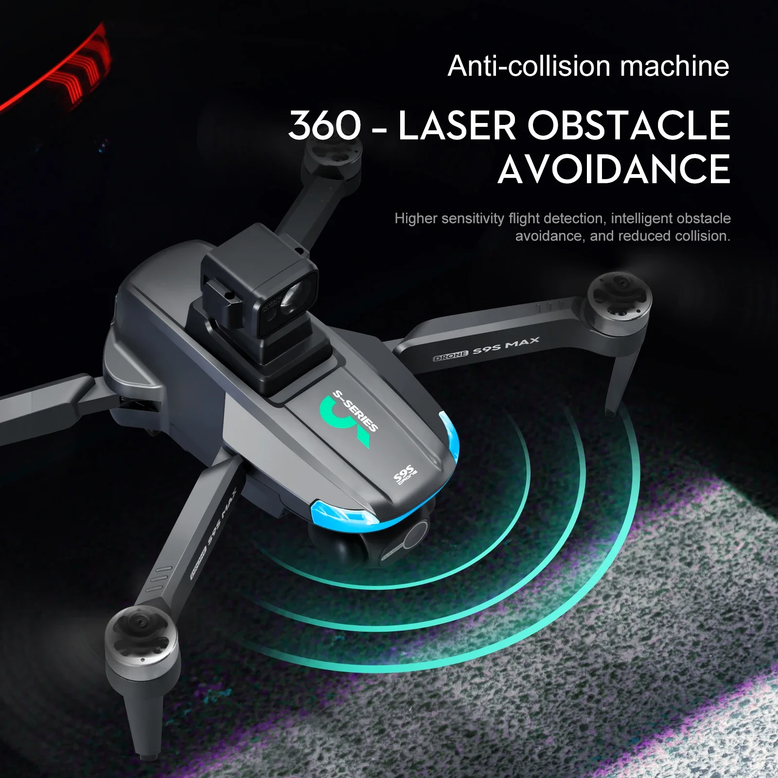 NEW S9S MAX MINI Drone 4K 2-Ax - Diy Drone Electronics reseña y precio