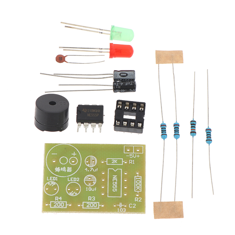 [F] NE555 DIY Kit LED Flasher  - Pcb Etching Kit reseña y precio