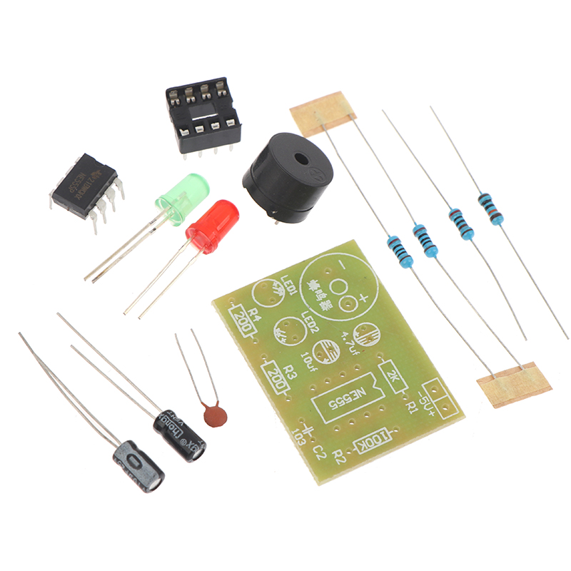 [F] NE555 DIY Kit LED Flasher  - Pcb Etching Kit reseña y precio
