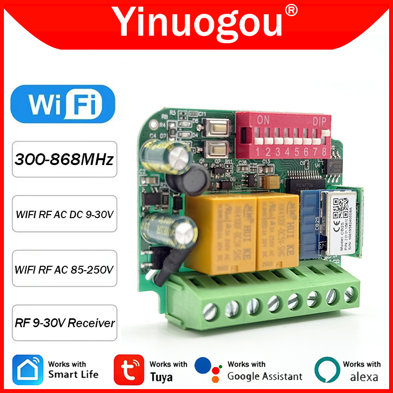 Universal Tuya WiFi Switch Gar - Rf 433Mhz Module reseña y precio