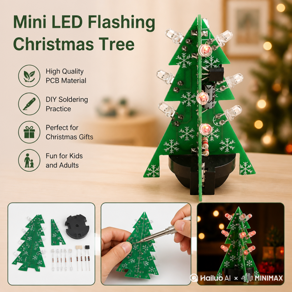 DIY Electronics Kit 3D Christm - Pcb Etching Kit reseña y precio