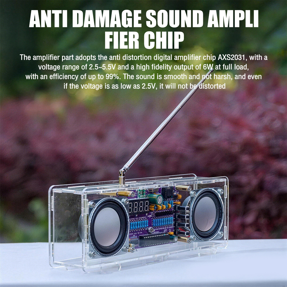 FM Radio Electronic 87.5MHz~10 - Diy Electronics Youtube Channel reseña y precio