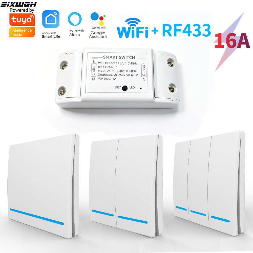 16A Tuya Wifi Smart Switch RF4 - Rf 433Mhz Module reseña y precio