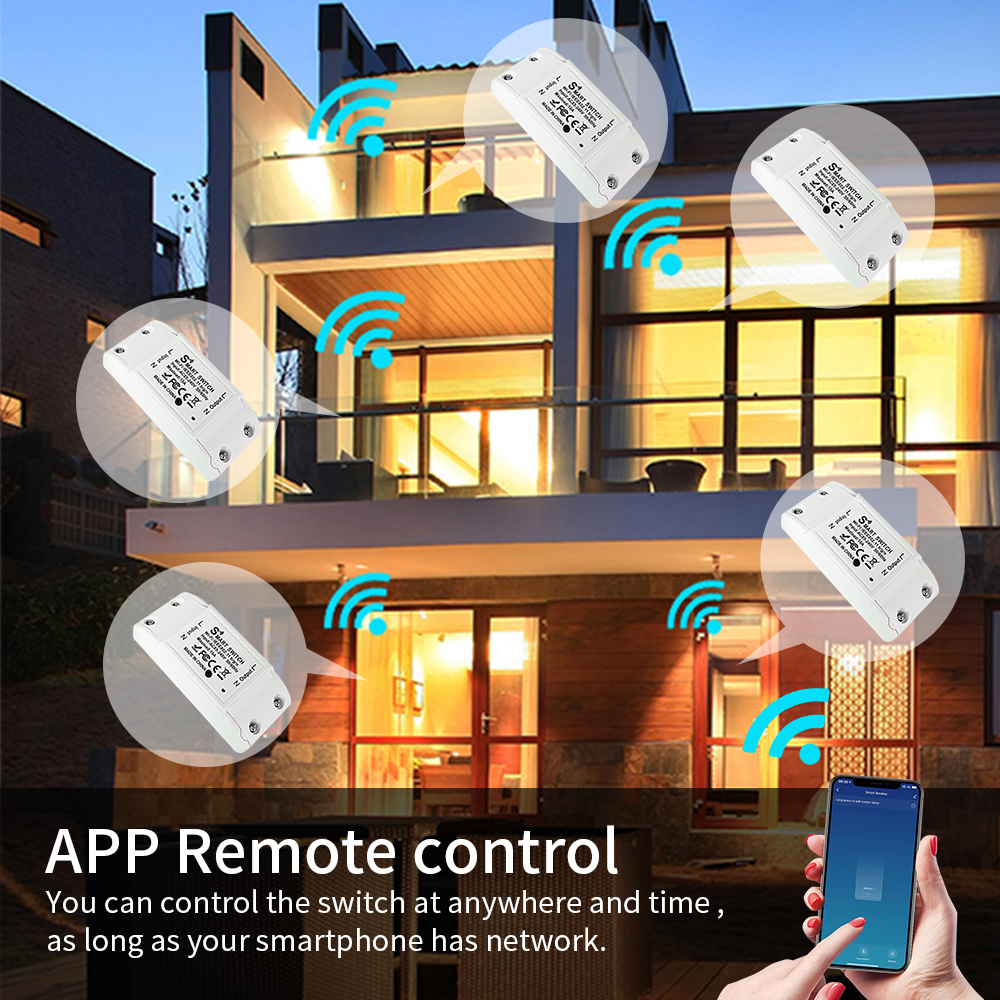 16A Tuya Wifi Smart Switch RF4 - Rf 433Mhz Module reseña y precio