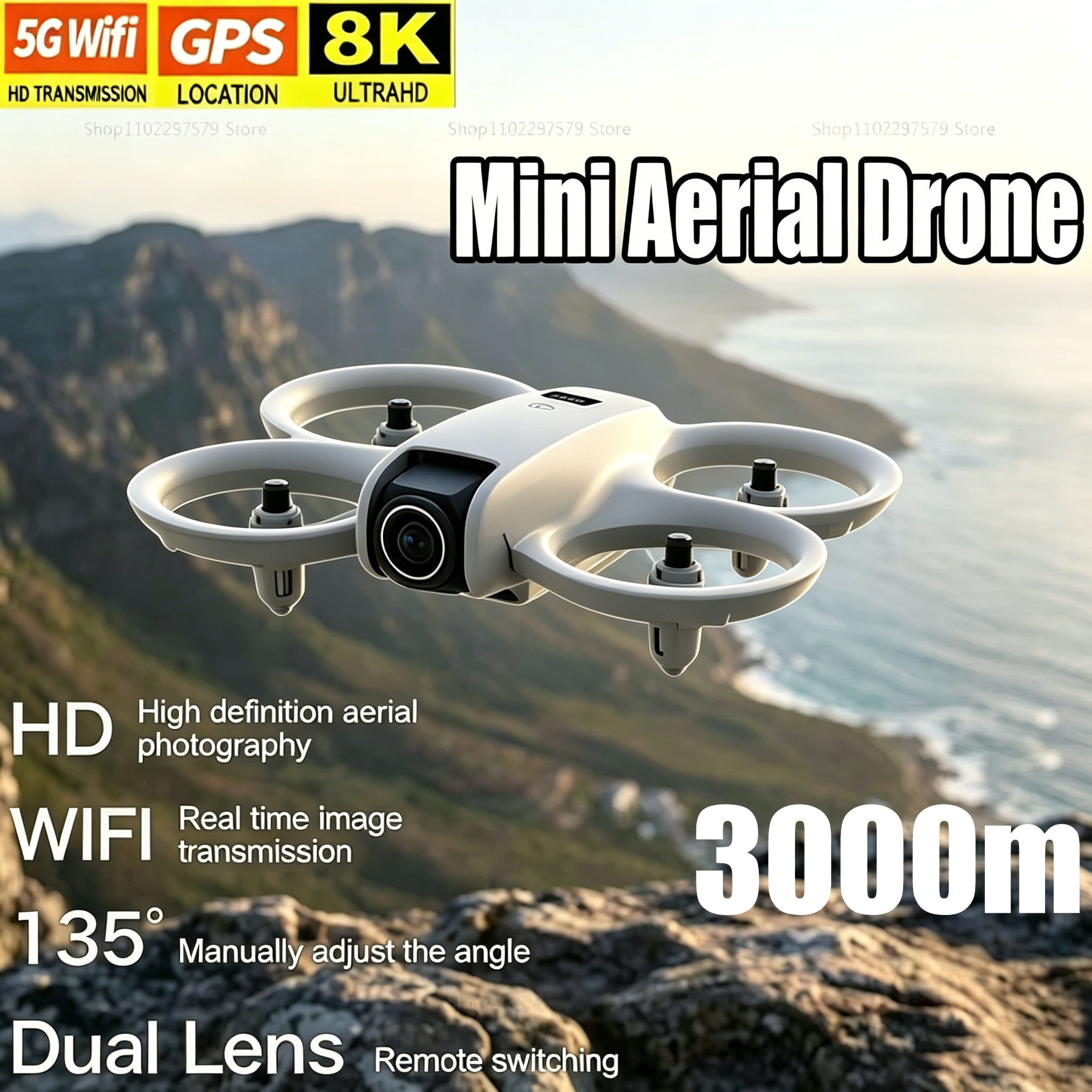 Mini Drone with 8K HD Camera F - Diy Drone Electronics reseña y precio
