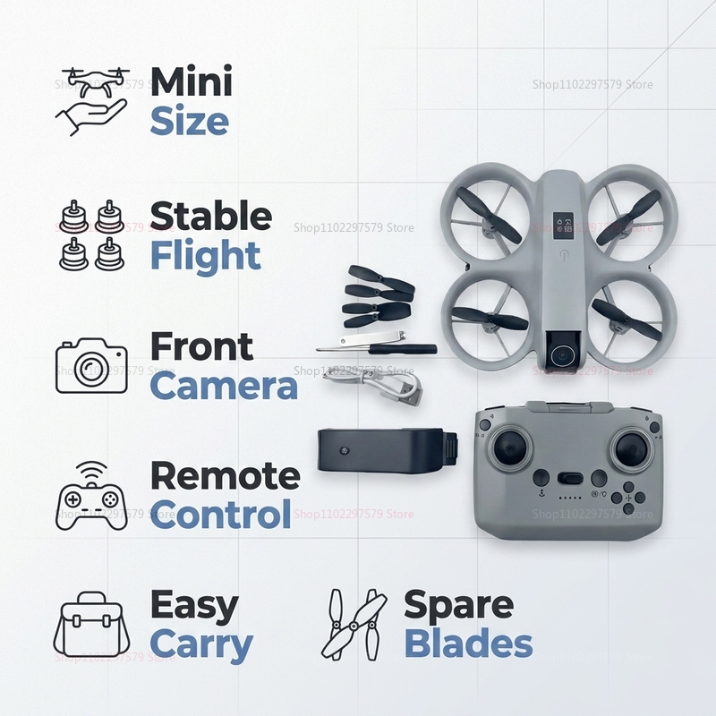 Mini Drone with 8K HD Camera F - Diy Drone Electronics reseña y precio