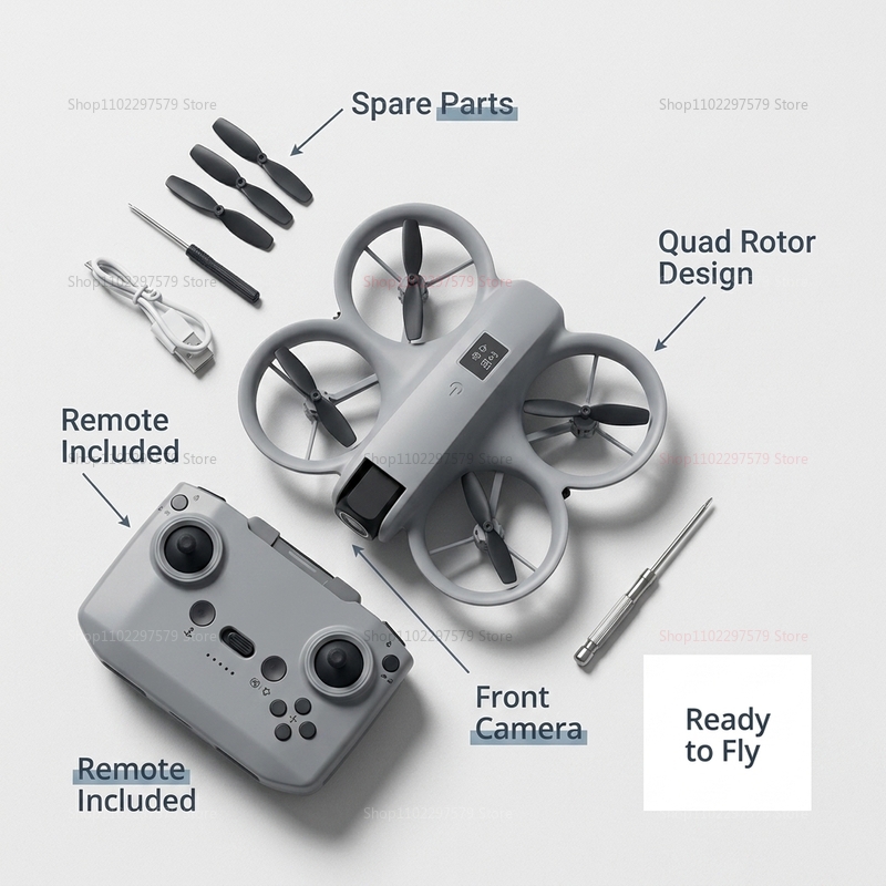 Mini Drone with 8K HD Camera F - Diy Drone Electronics reseña y precio