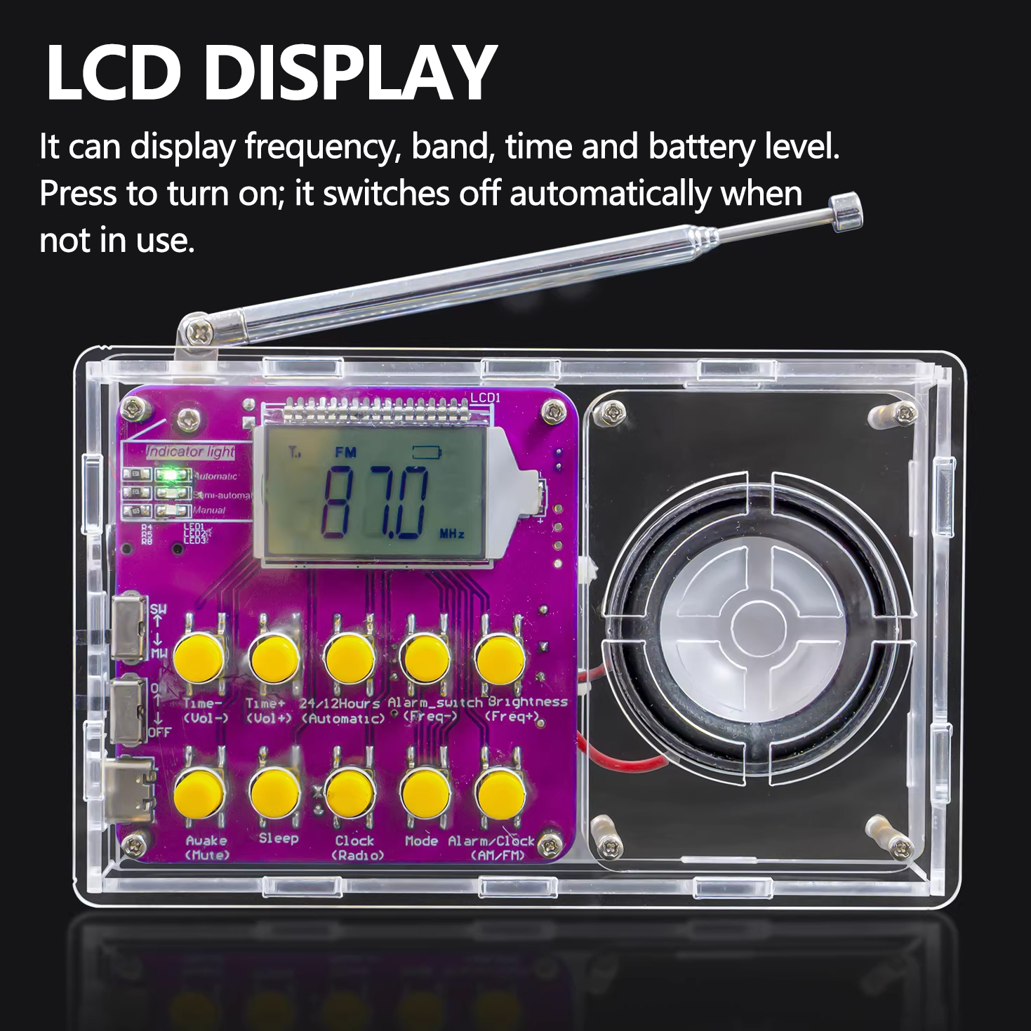 Full-band Radio DIY Kit FM/MW/ - Diy Electronics Game reseña y precio