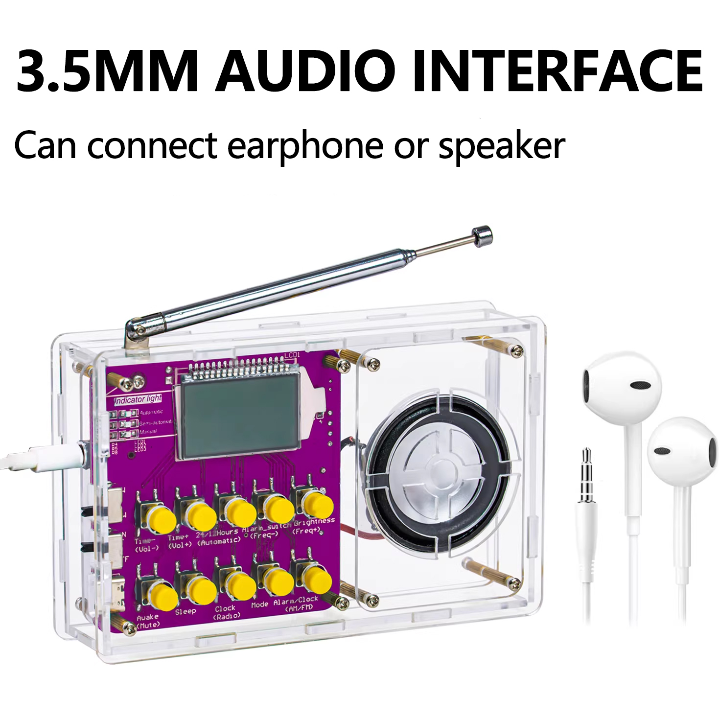 Full-band Radio DIY Kit FM/MW/ - Diy Electronics Game reseña y precio