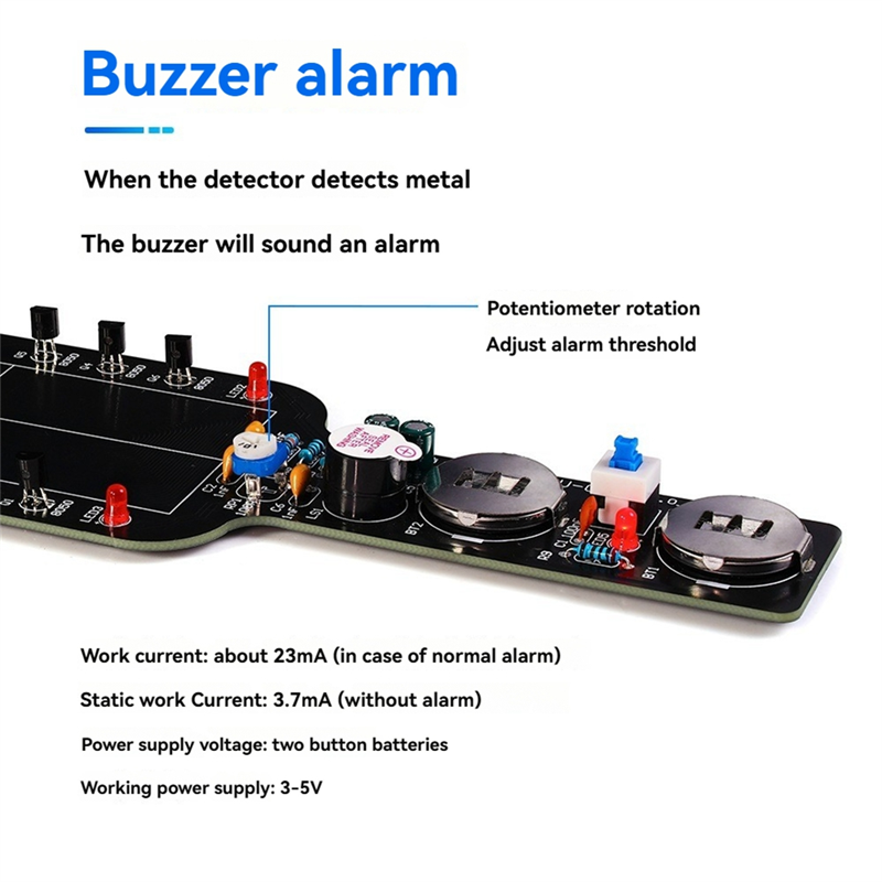 SQPP-DIY Metal Detector Electr - Diy Electronics Soldering Kit reseña y precio