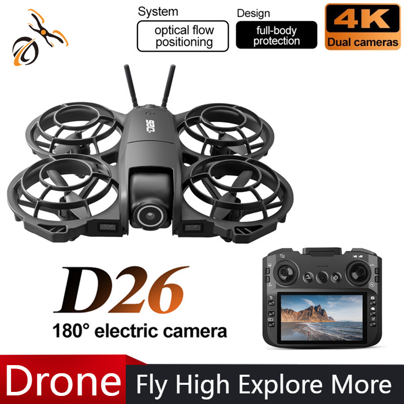D26 Drone 4K Aerial HD 180° Ca - Diy Drone Electronics reseña y precio