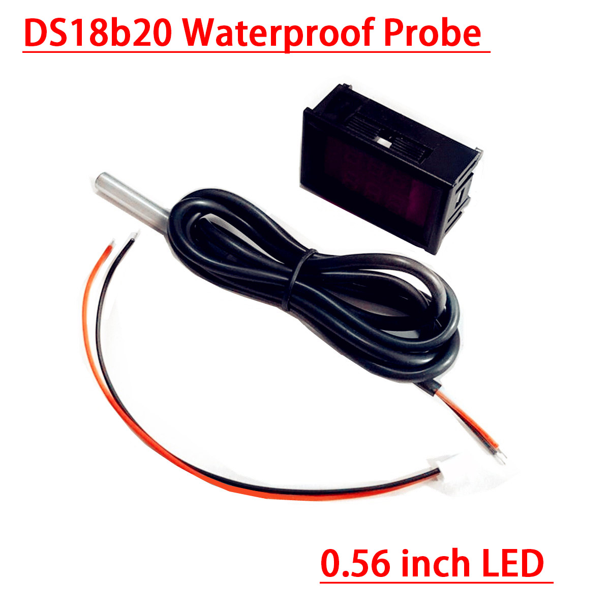 DC 12V 24V DS18b20 LED Digital - Ds18B20 Temperature Sensor reseña y precio