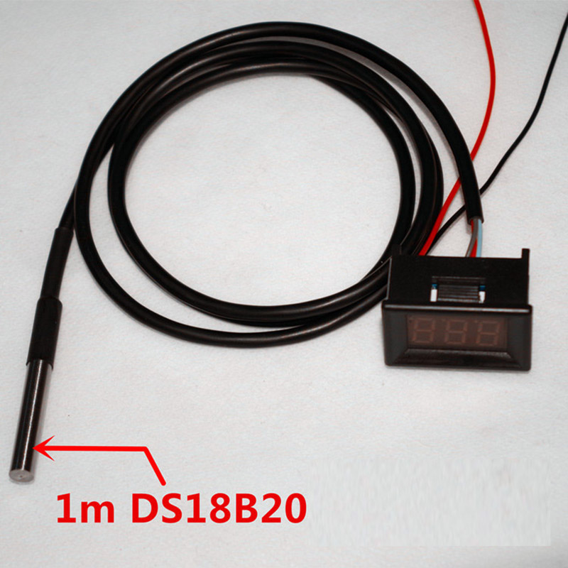 DC 12V 24V DS18b20 LED Digital - Ds18B20 Temperature Sensor reseña y precio