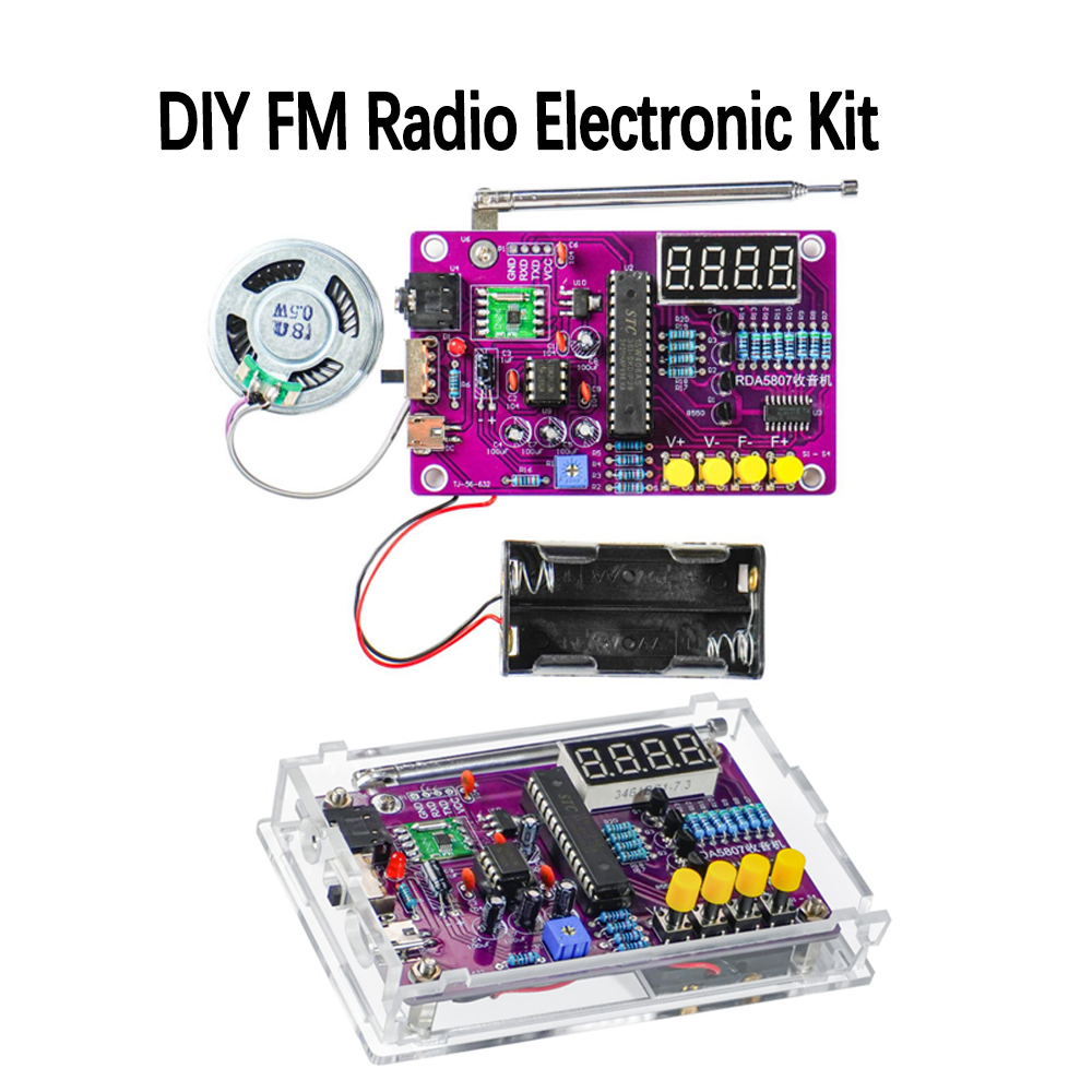 DIY FM Radio Electronic Kit 87 - Diy Electronics Soldering Kit reseña y precio
