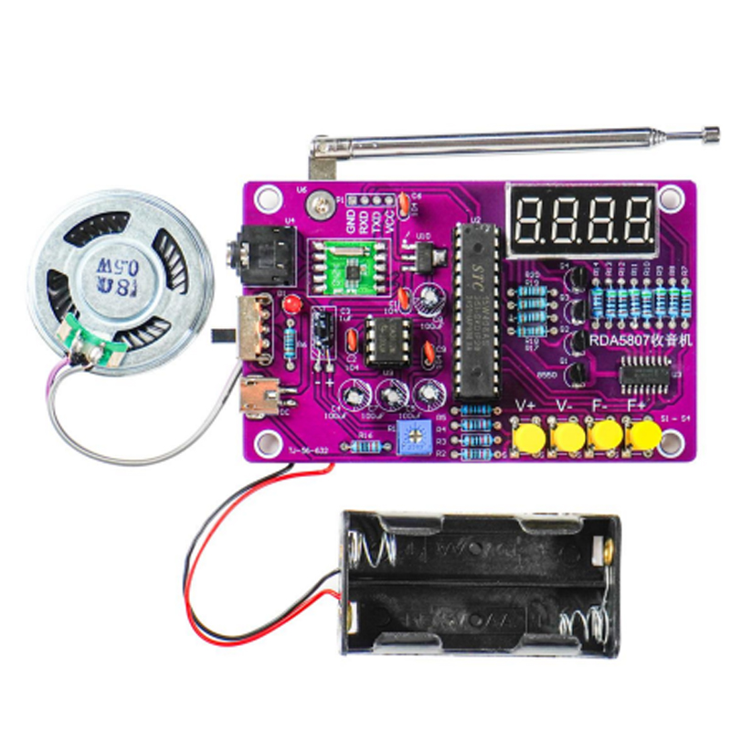DIY FM Radio Electronic Kit 87 - Diy Electronics Soldering Kit reseña y precio