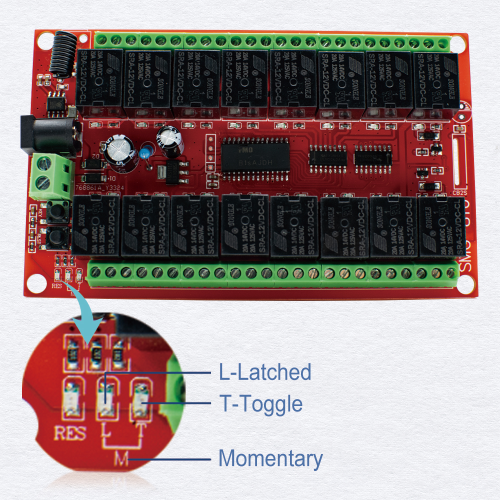 16CH 433MHz RF Wireless Remote - Rf 433Mhz Module reseña y precio