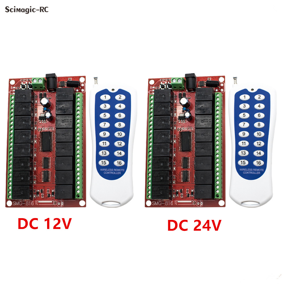16CH 433MHz RF Wireless Remote - Rf 433Mhz Module reseña y precio