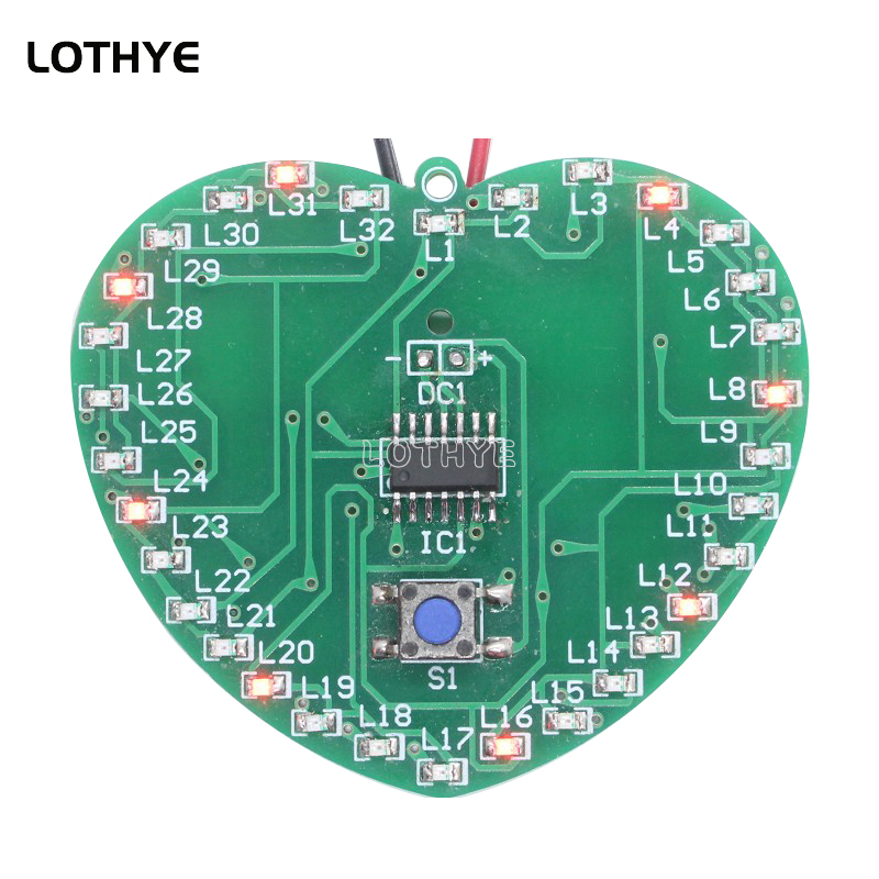 DIY 32 LED SMD microcontroller - Diy Electronics Soldering Kit reseña y precio