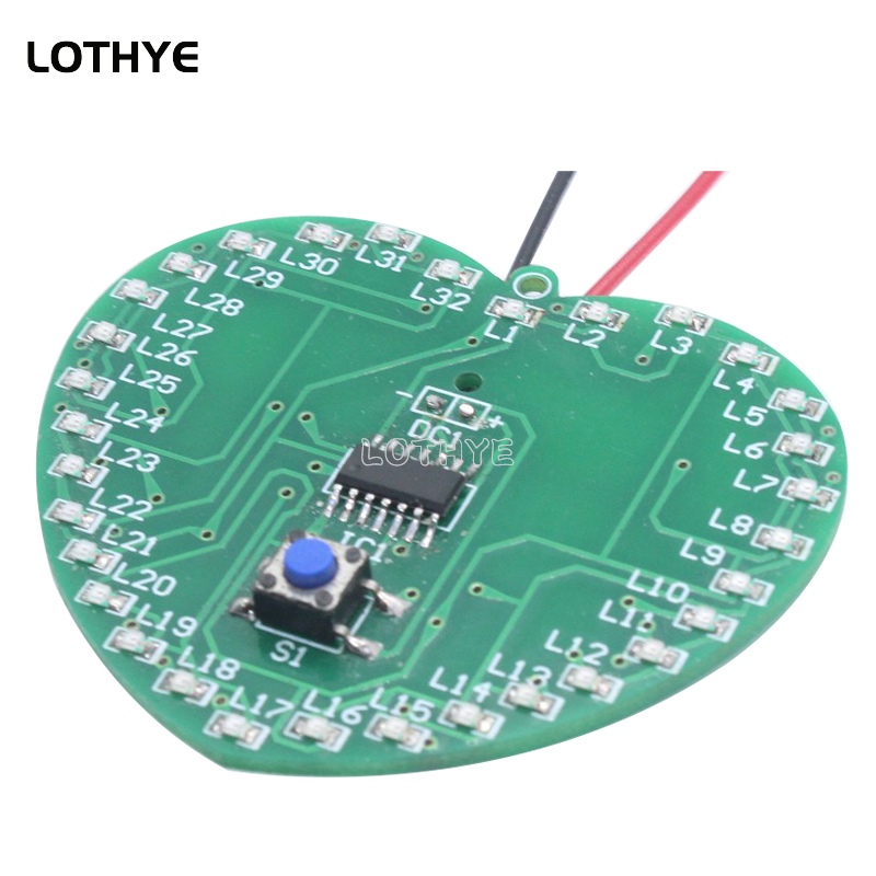DIY 32 LED SMD microcontroller - Diy Electronics Soldering Kit reseña y precio