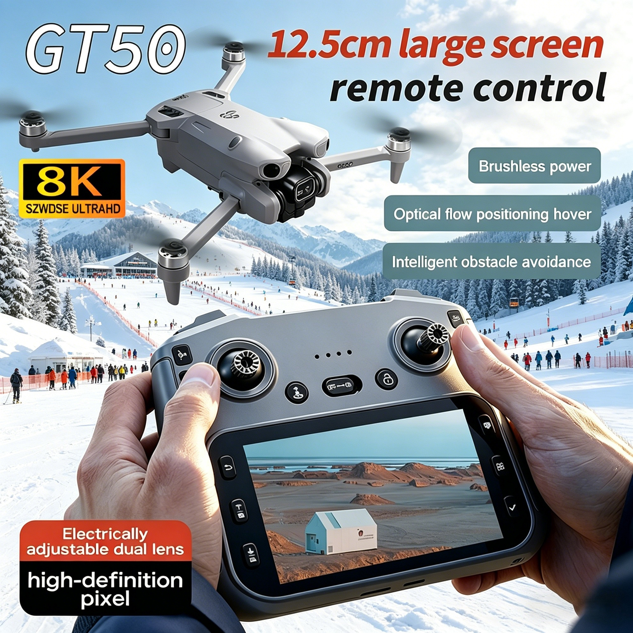 GT50 PRO MIni 5 pro RC Drone 8 - Diy Drone Electronics reseña y precio