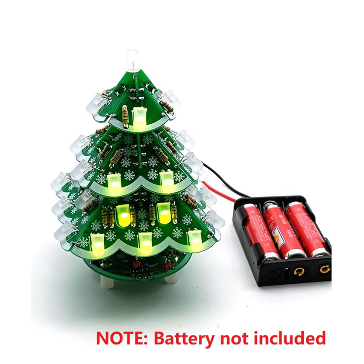 Newest! 3D Stereo Christmas Tr - Diy Electronics Soldering Kit reseña y precio