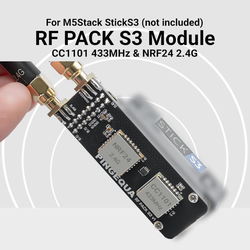 M5Stack StickS3 Dual-Band Modu - Rf 433Mhz Module reseña y precio