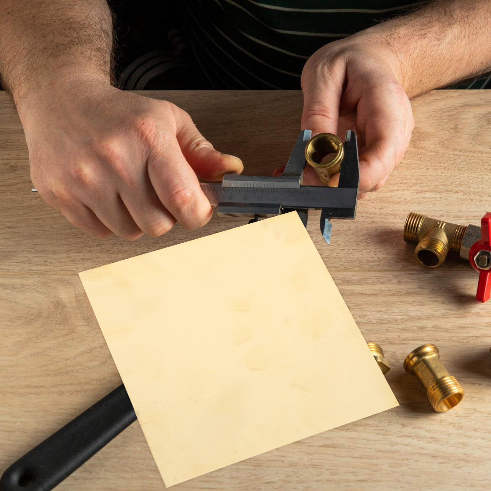 2Pcs Brass Sheets Solid Brass  - Diy For Electronics reseña y precio